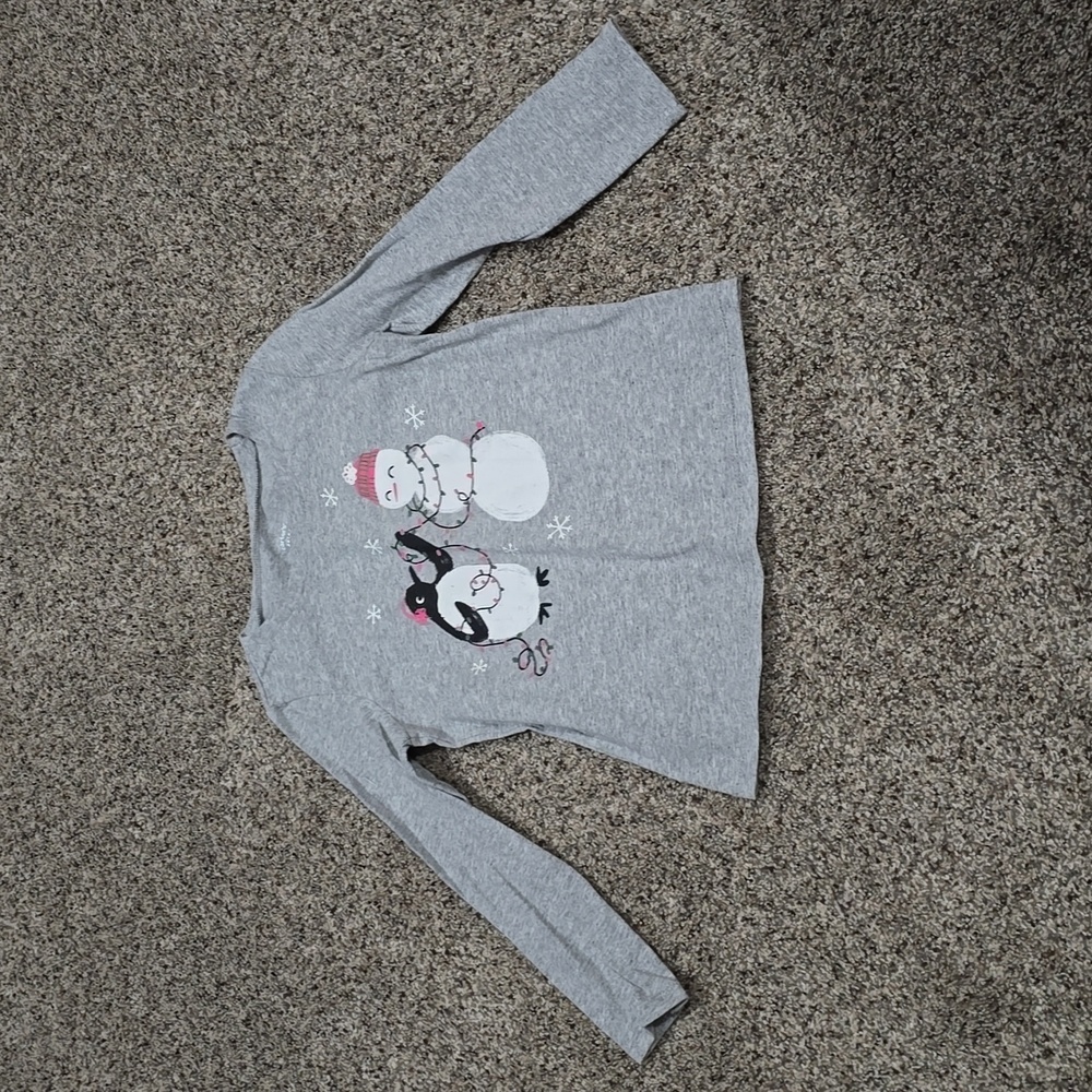Carters toddler snowman long sleeve